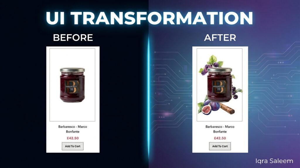 Interactive 3D Product Experience (The Fruit Jam Project)