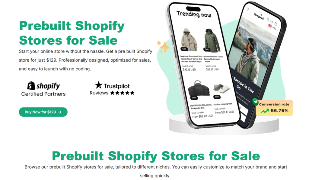 Prebuilt Shopify Marketplace